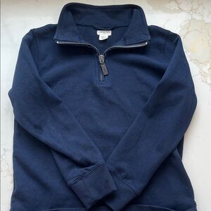 J. Crew Navy Blue Kids Zip-Up Top